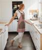 Women's chef's apron | pink-beige | Anden line | 21-2FW-05RBE | on hand