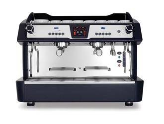 COMPASS Kaffeemaschine, 2-Gruppen, Multiboiler, schwarz HENDI 207482