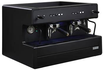 Cime 2-Gruppen Espressomaschine | Kolben | schwarz | 12 l | 740x540x500 mm | CO-05 A 2gr E61 schwarz