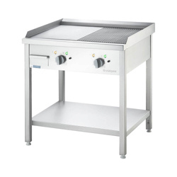 Elektrische Grillplatte, freistehend, glatter Boden P 8,1 kW, U 400 V STALGAST 979313