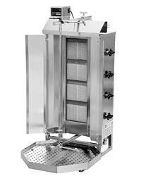 Gyros | Gas Kebab-Toaster | 4 Brenner | 60kg Tragkraft KLG221