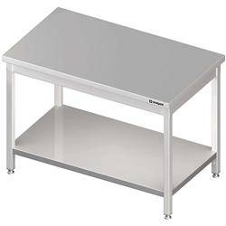 Mitteltisch mit Regal 1700x800x850 mm verschraubt STALGAST MEBLE 980108170