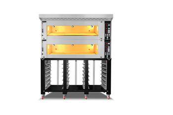 Modularer Backofen, 2-Kammer | elektrisch | 24,4 kW | 400V | 1660x1400x1930 | MD/1400/1