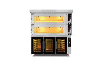 Modularer Backofen, 2-Kammer | elektrisch | 27,4 kW | 400V | 1660x1400x1930 | MD/1400/2