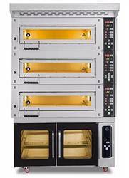 Modularer Backofen, 3-Kammer | elektrisch | 25,5 kW | 400V | 1260x1020x2050 | MT/800/2