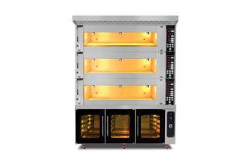 Modularer Backofen, 3-Kammer | elektrisch | 39,6 kW | 400V | 1660x1400x2170 | MT/1400/2