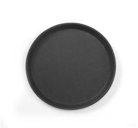 Serviertablett schwarz 500 mm Durchmesser HENDI 508787