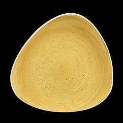 Stonecast Mustard Seed Yellow 229 mm Dreieckiger Teller Churchill | SMSSTR91