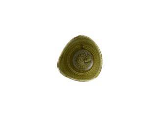 Stonecast Plume Grün dreieckige Schale 260ml Churchill | PLGRTRB61