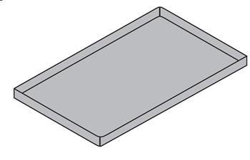 Teflonbeschichtete Aluminiumschale HENDI AT04