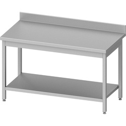 Wandtisch mit Regal 1800x700x850 mm verschraubt STALGAST 950047180