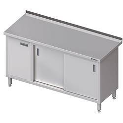 Wandtisch mit Schrank (L), Schiebetür 1800x600x850 mm STALGAST MEBLE 980566180