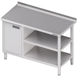 Wandtisch mit Schrank (L) und 2 Regalen 1700x600x850 mm STALGAST MEBLE 980526170