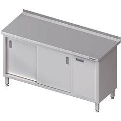 Wandtisch mit Schrank (P), Schiebetür 1600x600x850 mm STALGAST MEBLE 980576160