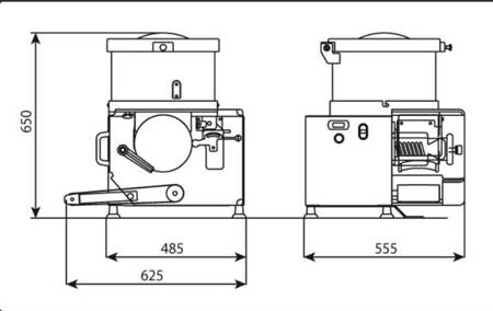 Automatische Burgerpresse C/E653 | 2100 Stück./h