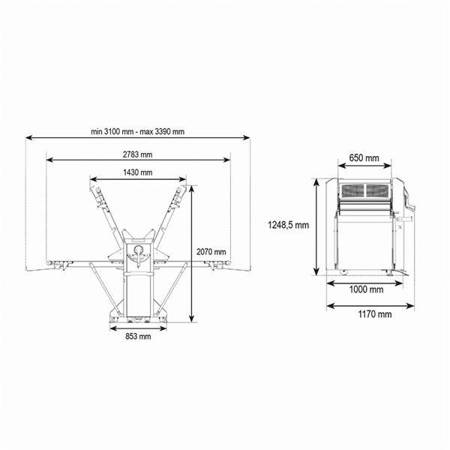 Bandbäckerei-Ausrollmaschine | Laminato Teigausrollmaschine