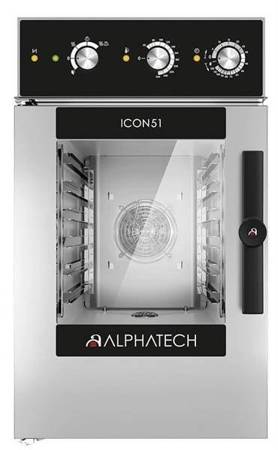 Combi-Dampfbackofen ICCM026E | 6x GN 2/3 | ICON51 Alphatech by Lainox | manuelle Steuerung