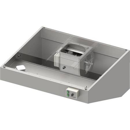 ECONOMIC schräges Wandvordach mit Füßen. B, ging. E3 und Erleuchtung. 2000x900x550 mm (1 Segment) STALGAST MEBLE 984140920