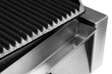 ELEKTRISCHER PANINI KONTAKTGRILL VOLL GERIFFELT 44CM 2,2KW | YG-04557