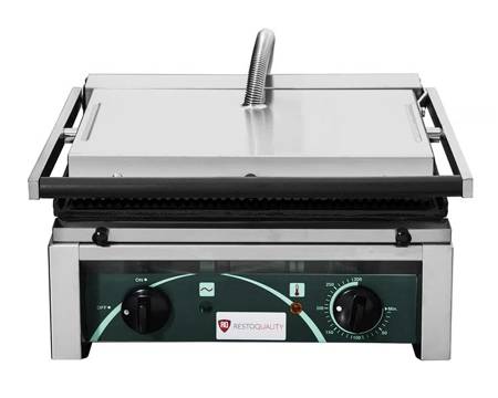 Elektrischer Panini-Kontaktgrill RN101-A | 2 Riffelplatten