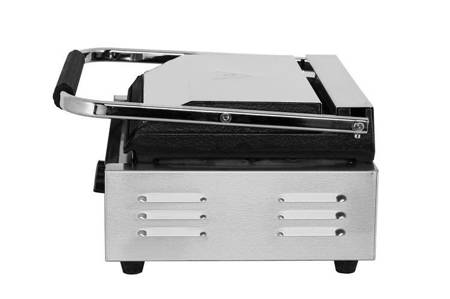 Elektro-Kontaktgrill | Panini | geriffelt oben und unten | 2,2 kW | 425x400x210 | RQHEG-811E