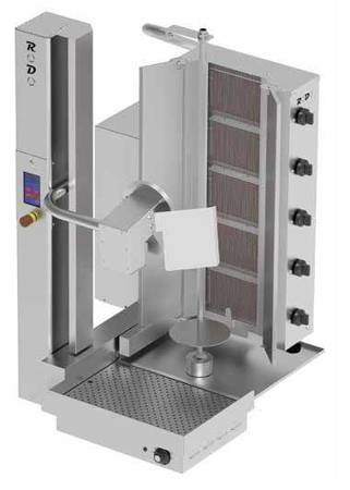 Gas-Spießautomat | Automatik-Gyros | 100 kg Tragkraft | 5 Brenner | RODO5G