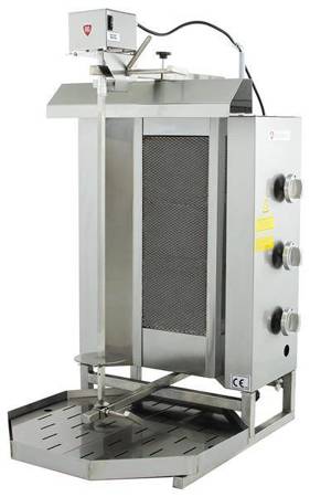 Gyros | Gas-Toaster für Spieße | 3 Brenner | Belastung bis zu 40kg | RQ32463