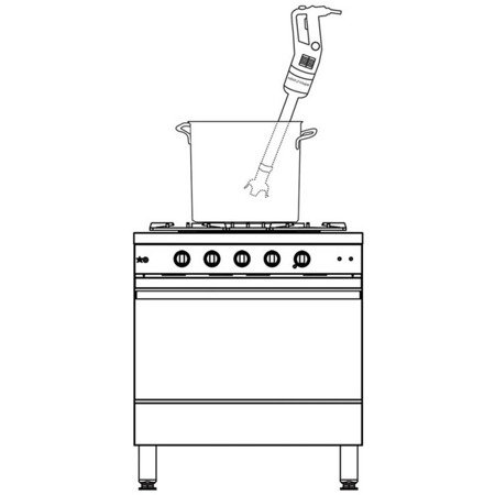 Handrührgerät, CMP 250 Combi, P 0,31 kW, U 230 V 711252 STALGAST