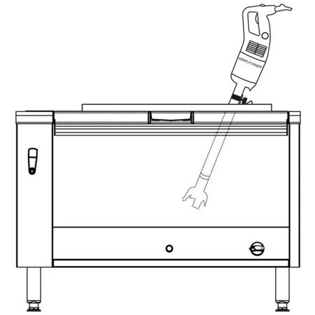 Handrührgerät, MP 350 V.V., P 0,44 kW, U 230 V 711355 STALGAST