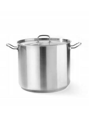 Hoher Topf mit Deckel, Kitchen Line, Fassungsvermögen.20 l, fi.320x(H)270 mm HENDI 837603