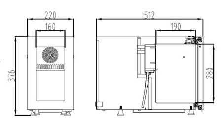 Kühlschrank, Milchkühler, Stalgast, V 8,1 l, P 0,06 kW STALGAST 844100