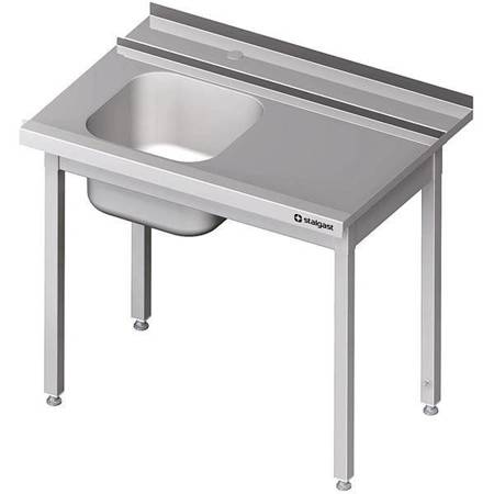 Ladetisch(P) 1 Fach. ohne Ablage für Geschirrspüler SILANOS 1300x730x900 mm geschraubt STALGAST MEBLE 982387130