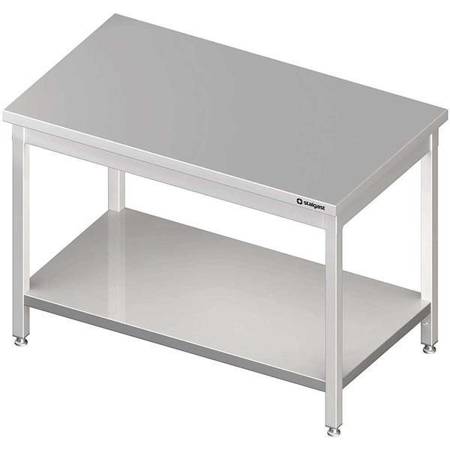 Mitteltisch mit Regal 1300x700x850 mm verschraubt STALGAST MEBLE 980107130