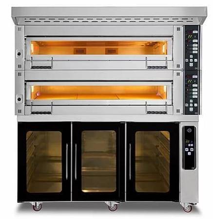 Modularer Backofen, 2-Kammer | elektrisch | 24 kW | 400V | 1660x1020x1850 | MD/1200/2