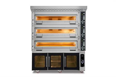 Modularer Backofen, 3-Kammer | elektrisch | 34,5 kW | 400V | 1660x1020x2050 | MT/1200/2