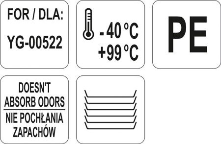 ROTER 23CM BEHÄLTERDECKEL | YG-00525