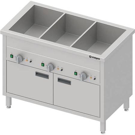 Stationäre Bain-Marie mit Schrank, drei Fächer ( N ) STALGAST MEBLE 982316108