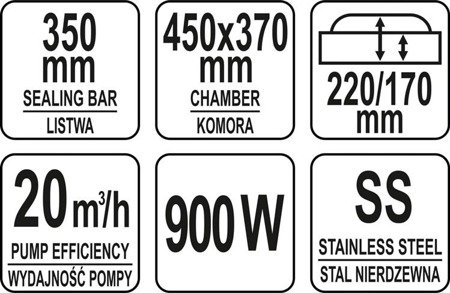 VAKUUM-KAMMERPACKER 350MM | YG-09305