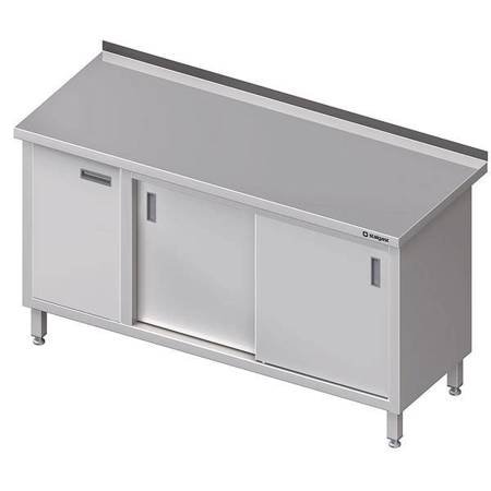 Wandtisch mit Schrank (L), Schiebetür 1200x600x850 mm STALGAST MEBLE 980566120