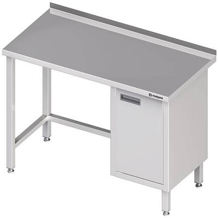 Wandtisch mit Schrank (P), ohne Regal 1400x600x850 mm STALGAST MEBLE 980496140