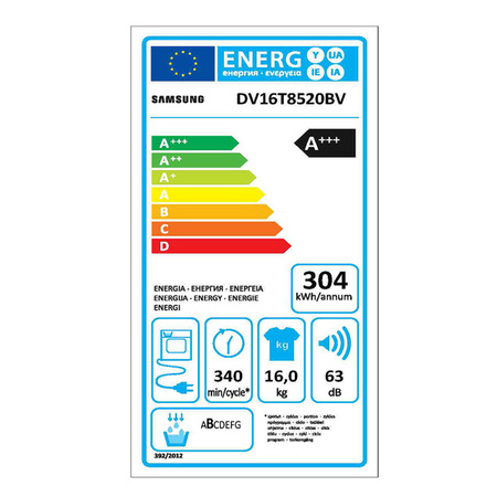 Wäschetrockner, Samsung, V 16 kg STALGAST 807520