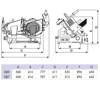 Schwerkraftschneider für Aufschnitt und Käse | halbautomatisch | mit integrierter Waage | Messer Ø 370mm | 0,38 kW | GB7