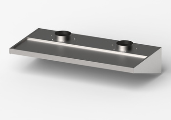 Okap do niskich pomieszczeń, skręcany, Gredil, 2010x1000x400 mm STALGAST 619120