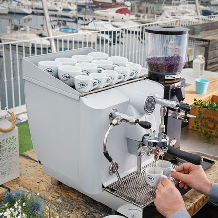 Ekspres kolbowy 1-grupowy | Lollo 1GR White | kolor biały | 1,8 kW