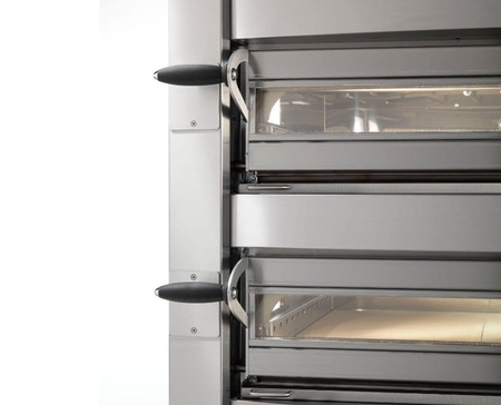 Piec do pizzy elektryczny Cuppone Michelangelo | dwukomorowy | panel dotykowy | 6+6x36 | ML635L/2 TS