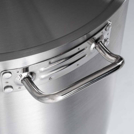 Low pot without lid, steel, O 200 mm, V 2.5 l STALGAST 013201