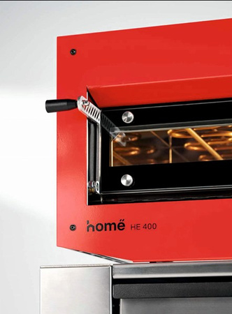 Piec do pizzy elektryczny Cuppone Home HE 400 | jednokomorowy | panel manualny | 400x400 mm | HE400/1 TM/FN | czarny