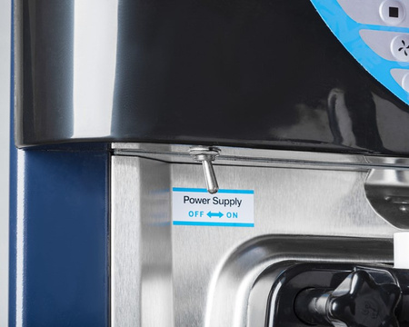 Maszyna do lodów włoskich RQBJ188S-B | nocne chłodzenie | niebieska | 2x6 l | RESTO QUALITY RQBJ188S-B