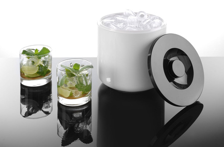 Pojemnik do lodu biały - podwójne ścianki 5 L HENDI 594742