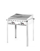 Grill gazowy Green Fire Profi Line 2-palnikowy - 2 ruszty GN1/1 HENDI 149621